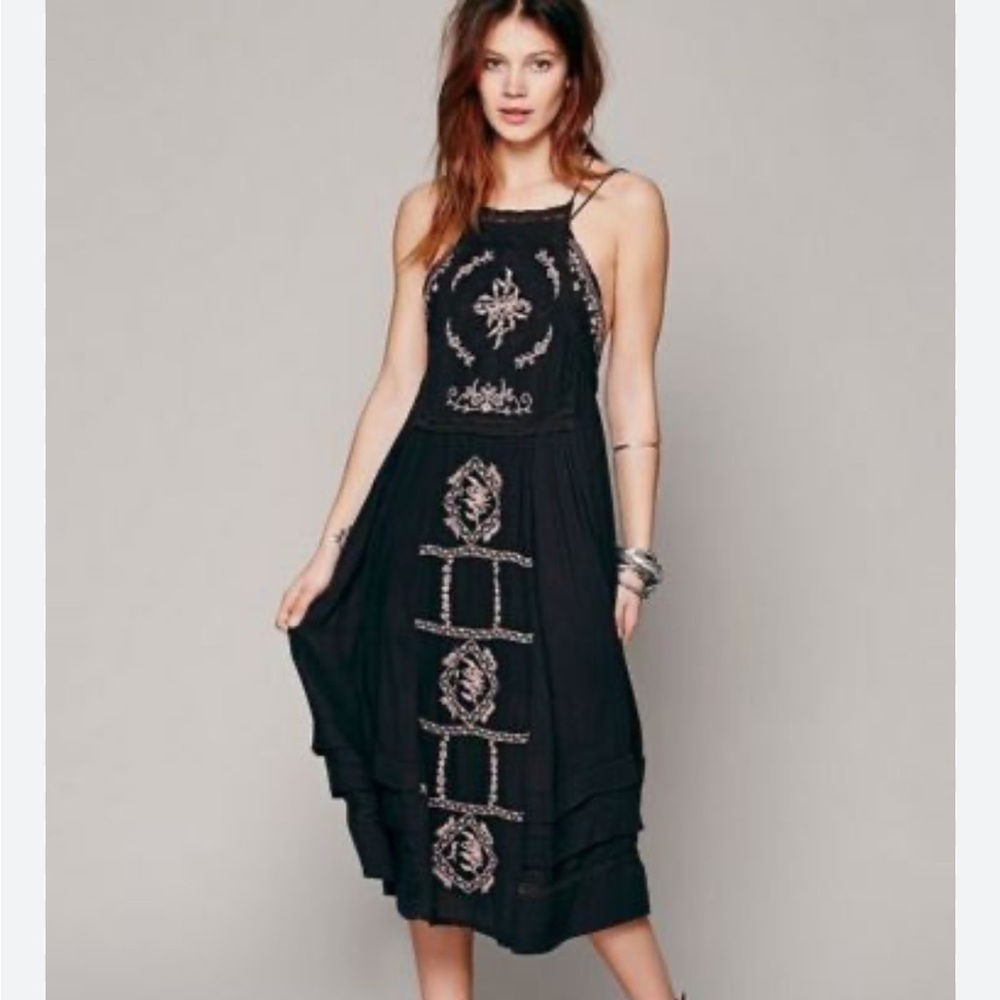 Free People Diamonds in the sky midi dress